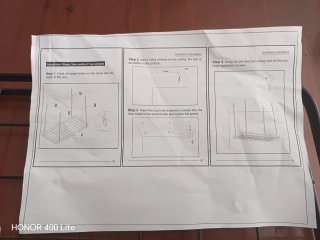 Estante de techo para ollas y sartenes Amtiw