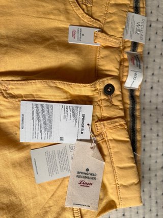 Pantalón corto Springfield amarillo Talla M W-32