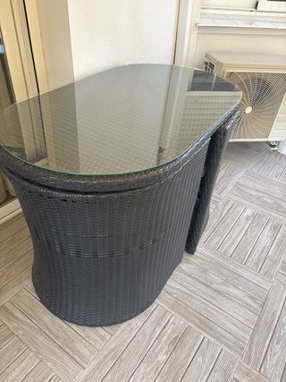 Conjunto mesa y sillas balcón