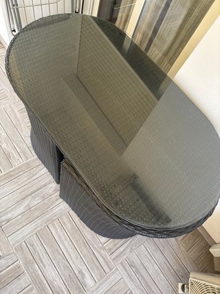 Conjunto mesa y sillas balcón