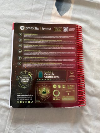 Libro resumen oposiciones guardia civil. Prefortia