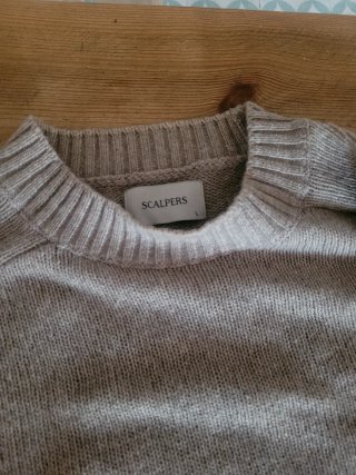 Jersey de punto Scalpers beige talla L