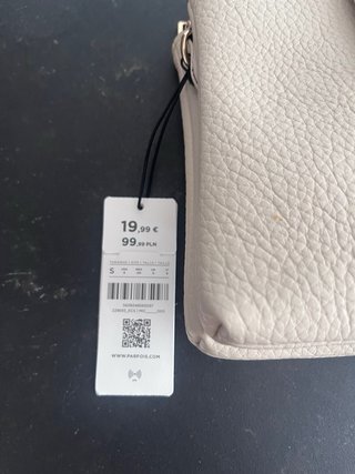 Bolso Parfois Beige Piel Texturizada