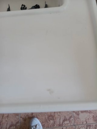 Trona bebé Ikea blanca