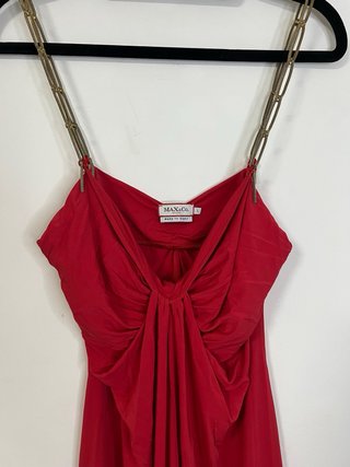 Max Mara Abito Lungo Taglia M/L Rosso