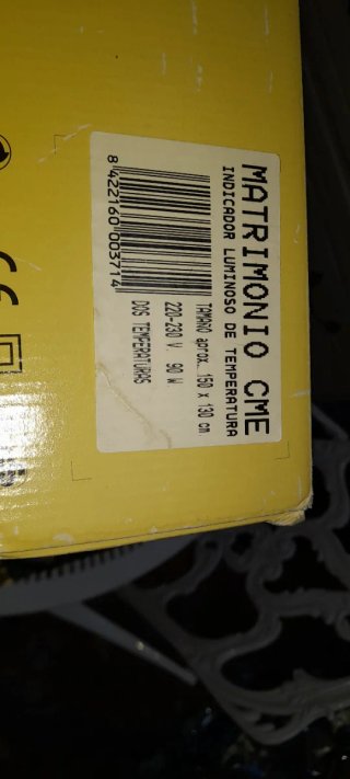 Calienta camas eléctrico marca DAGA. A ESTRENAR