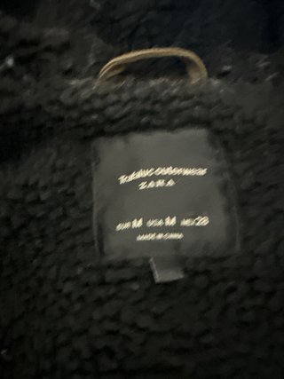 Abrigo Zara Verde Militar Mujer