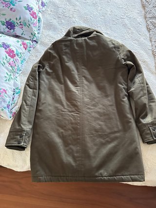 Abrigo Zara Verde Militar Mujer