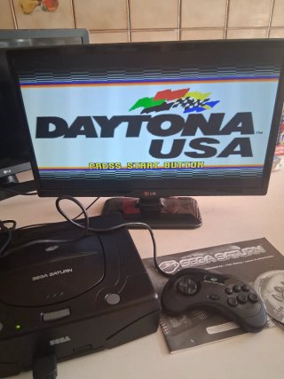 Consola Sega Saturn Negra