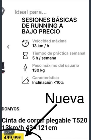 Cinta de correr