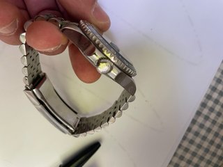 Rolex Submariner Oyster Negro/Plateado