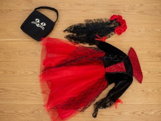 Disfraz Vampira Niña Talla 140