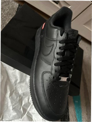 Nike Air Force 1 Low Supreme Negro Talla 39