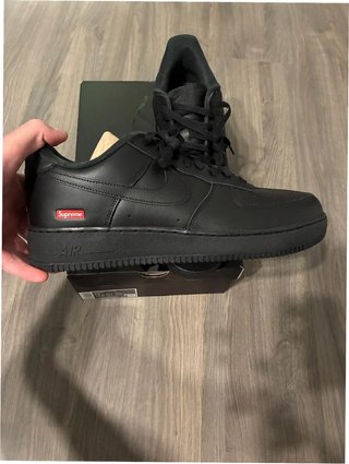 Nike Air Force 1 Low Supreme Negro Talla 42