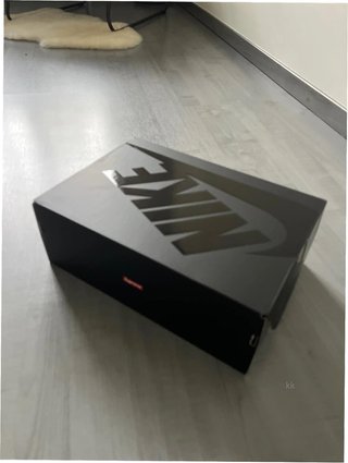 Nike Air Force 1 Low Supreme Negro Talla 38.5