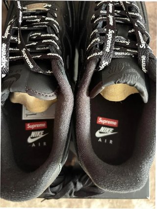 Nike Air Force 1 Low Supreme Negro Talla 38