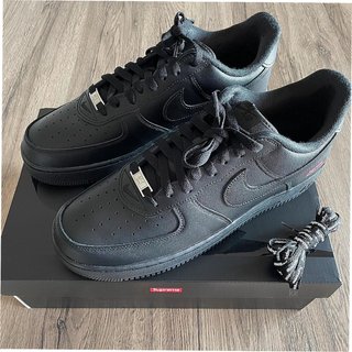 Nike Air Force 1 Low Supreme Negro Talla 38