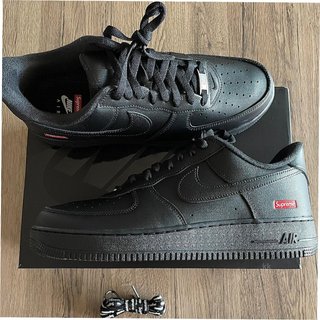 Nike Air Force 1 Low Supreme Negro Talla 38