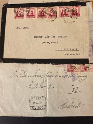 Lote sobres Alfonso XIII y República
