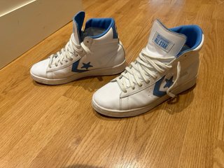 Converse Pro Leather Blancas y Azules