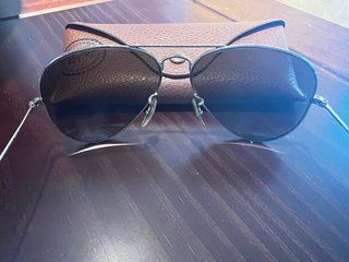 Gafas de Sol Ray-Ban Aviator Dorada-cristal marron