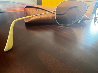 Gafas de Sol Ray-Ban Aviator Dorada-cristal marron