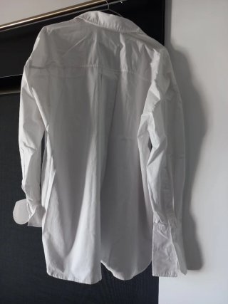 Camisa Zara Blanca Manga Larga