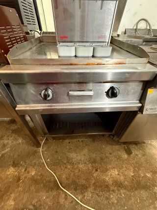 Plancha profesional acero inoxidable