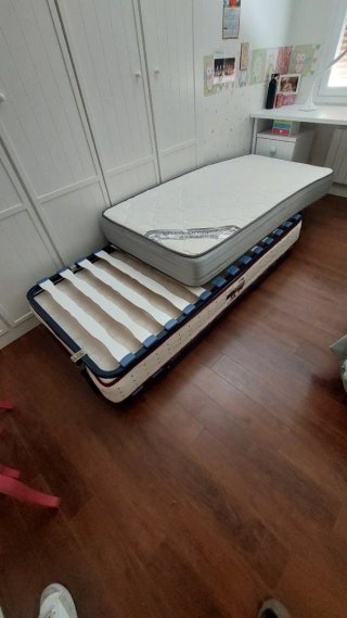 Cama nido 90x190 con 2 colchones