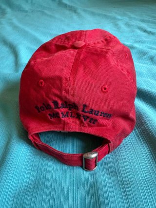 Cappello Polo Ralph Lauren rosso