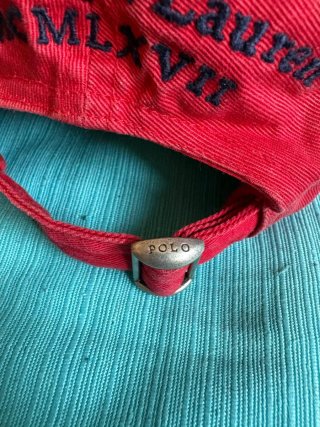 Cappello Polo Ralph Lauren rosso