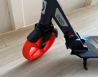 Patinete Oxelo MID 7 plegable ruedas naranjas