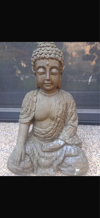 Figura Buda Decorativa Piedra