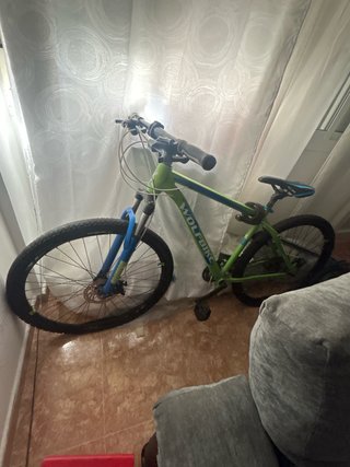 Bicicleta Wolfbike Verde y Azul