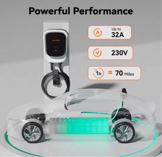 Cargador coche eléctrico 7 kW 32A Tipo 2 WOLFBOX