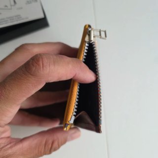 Cartera de piel ROIK negra