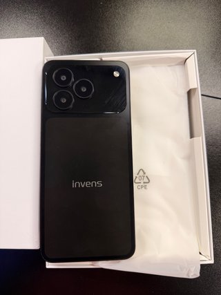 Teléfono Móvil Invens Note 17P Negro/Multicolor