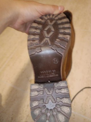 Botines marrones de tacón