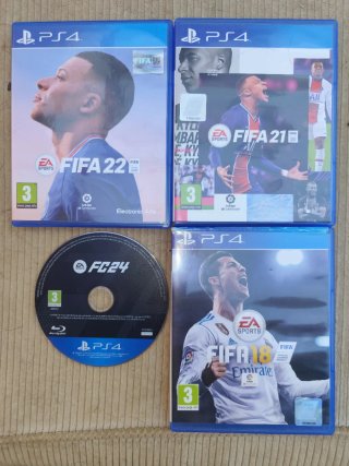 PS4 FIFA 24,22,21,18 BUNDLE TODO FUNCIONA PERFECTA