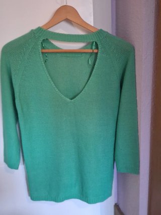 Lote 2 jerseys verde y rosa talla única