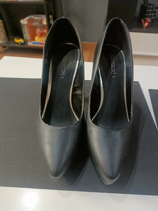 Zapatos de tacón negros mujer