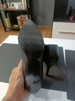 Zapatos de tacón negros mujer