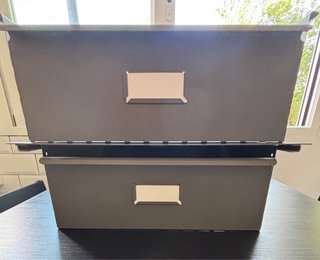 Cajones Metallici IVAR Ikea (Grigio) 2 unità