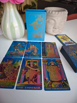 Tarot Azul Gold Edición Limitada Nuevo