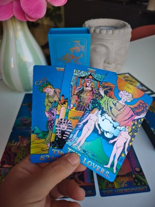 Tarot Azul Gold Edición Limitada Nuevo