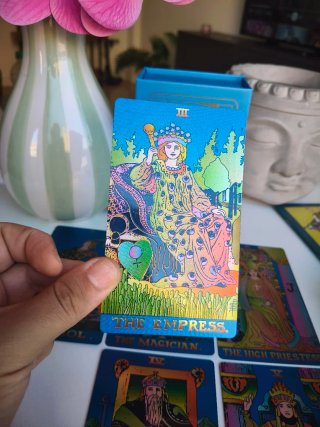 Tarot Azul Gold Edición Limitada Nuevo
