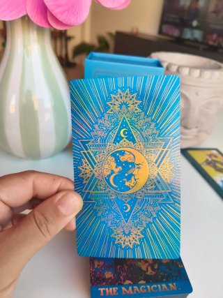 Tarot Azul Gold Edición Limitada Nuevo