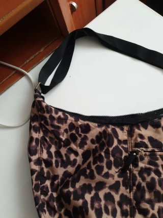 Bolso grande estampado leopardo