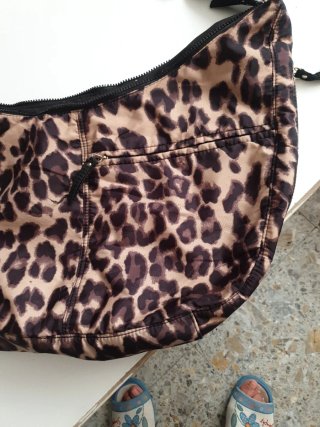 Bolso grande estampado leopardo
