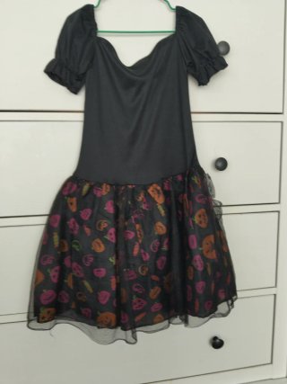 Vestido Halloween Calabaza y Caramelos